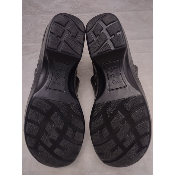 BOC By Born Women's Leather Comfort Clogs Nursing Career Metallic Grey Sz8 - Picture 10 of 10